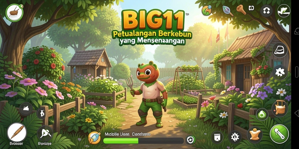 Tangkapan layar menunjukkan gameplay seru dan interaktif di BIG11.