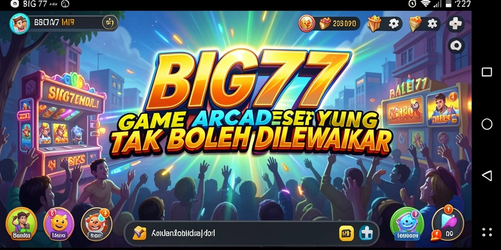 Tampilan gameplay Arcade yang seru dan penuh aksi.