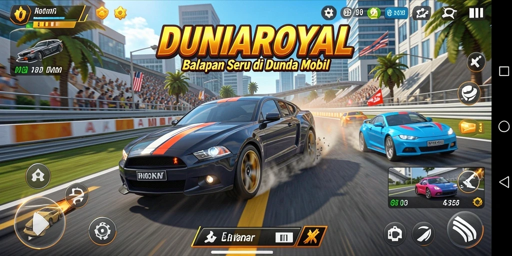 Gameplay DUNIAROYAL yang seru dan menegangkan.