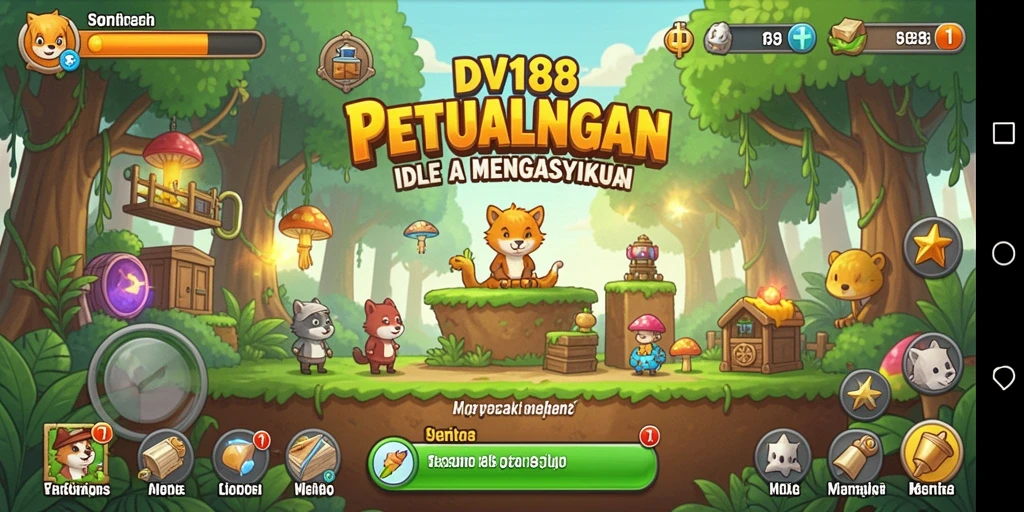 Tampilan gameplay yang menarik dan dinamis dari DV188.