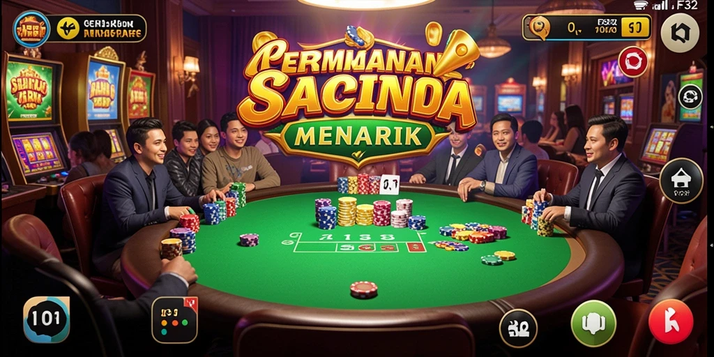 Tampilan menarik permainan Kasino terbaik di F32.
