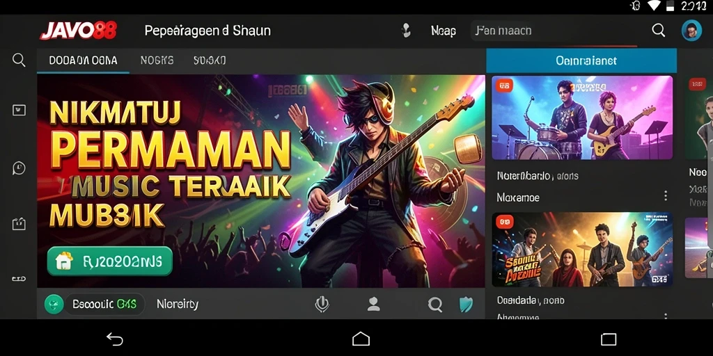 Screenshot utama JAVO88 menampilkan gameplay yang interaktif dan menyenangkan.