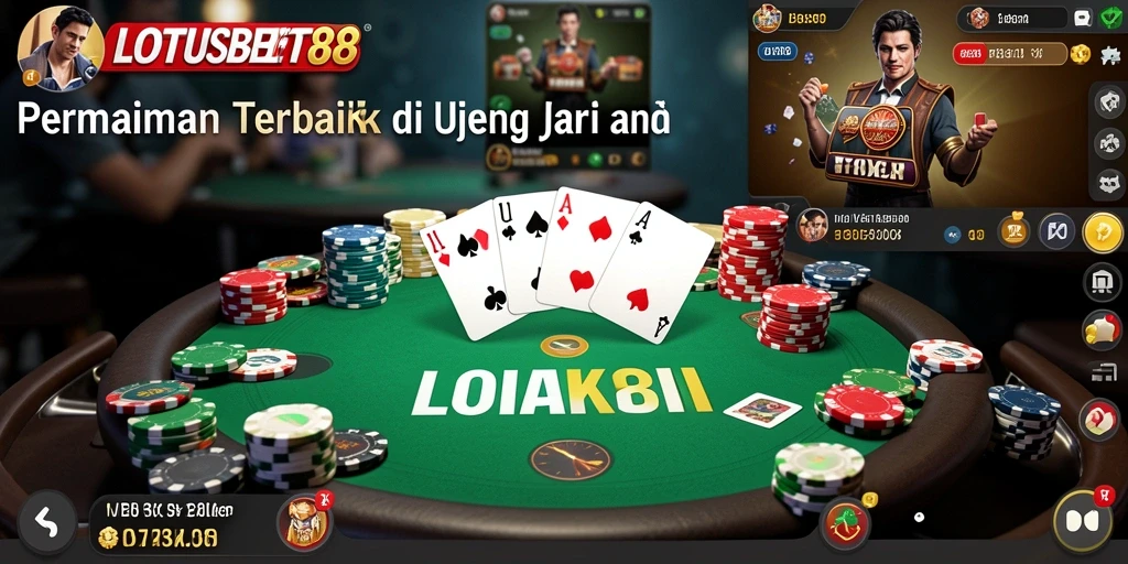 Tampilan gameplay seru dalam aplikasi LOTUSBET88 yang mendebarkan.