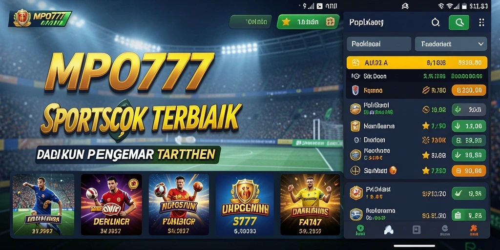 Tampilan gameplay taruhan olahraga yang menarik di MPO777.