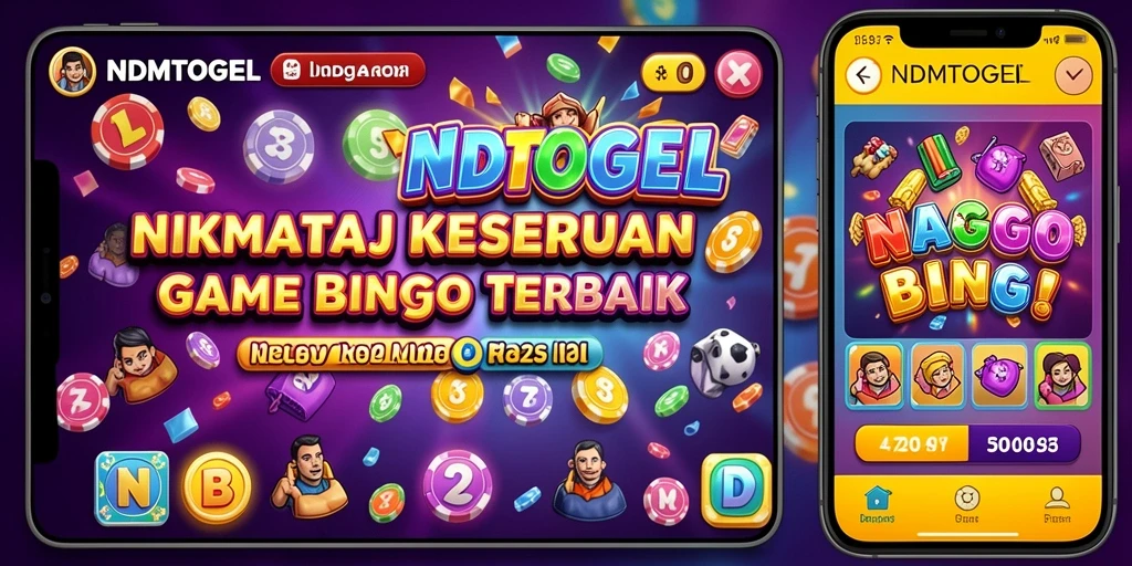 Tampilan gameplay NDMTOGEL yang penuh warna dan seru.