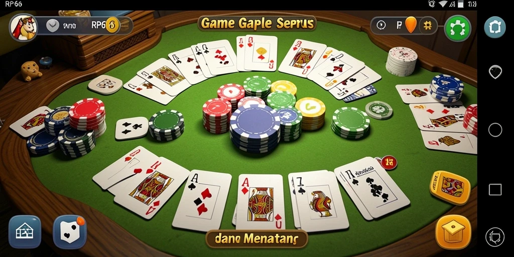 Gameplay Gaple seru dan mengasyikkan dalam RP66.